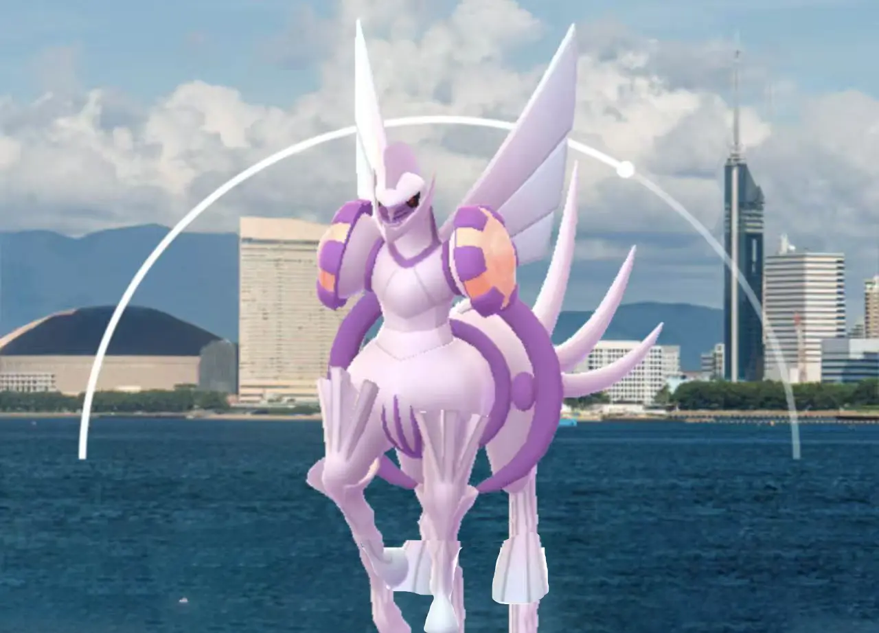 #0484 Background Palkia Legit Battle Ready 6IVs In-game Delivery Pokemon Go